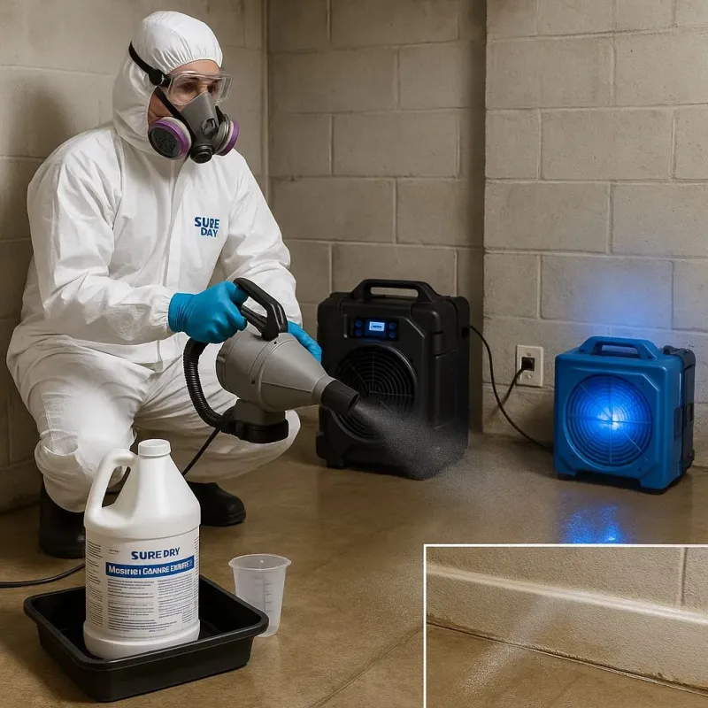 Sanitization and Odor Removal process in Glennville, GA