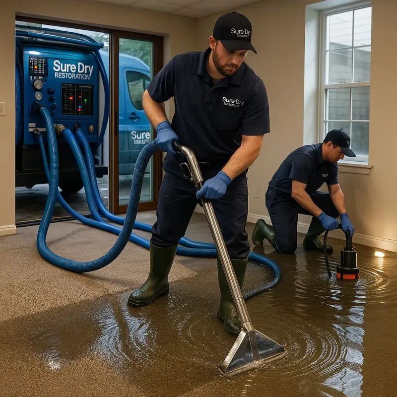 Water Extraction and Removal process in Glennville, GA
